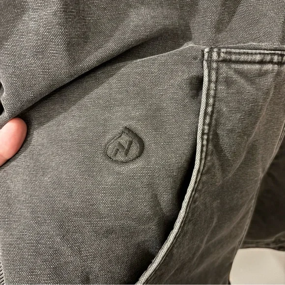 Vintage Carhartt jacket Black Work Jacket Sherpa lined RN #14806 C61 XL - Picture 4 of 9